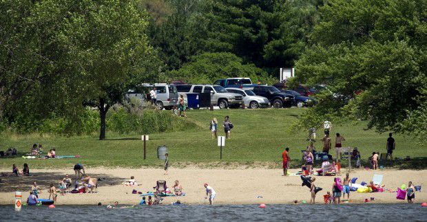 Wagon Train Lake beach